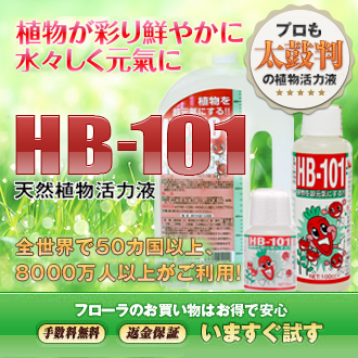 植物が彩りよく豊かに｜HB-101